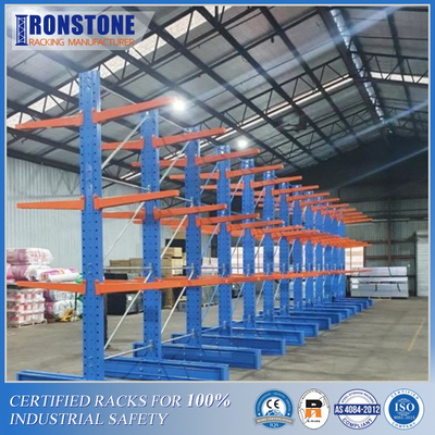 Ποιότητα  Industrial Customized Anti-Rust Cantilever Racking System For Storing  Bulky Materials εργοστάσιο