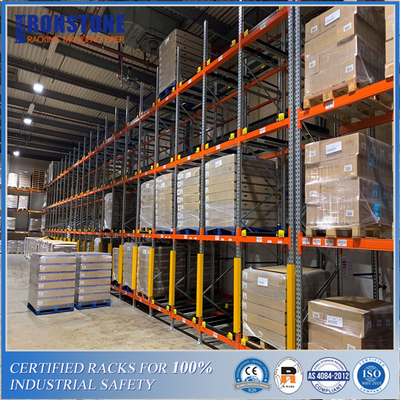 Ποιότητα  ODM Customized Gravity Push Back Steel Racking System with Intensive Storage εργοστάσιο