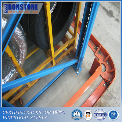 Forklift ραφιών παλετών ράγες επίγειας φρουράς του προϊόντος ασφάλειας ραφιών